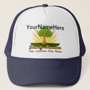 Casquette La Réunion de famille faite sur commande, arbre