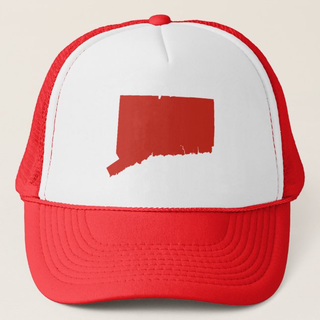 Casquette La rupture rouge d'état du Connecticut de retour (Devant)