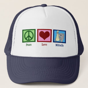 Casquette La sage-femme de Peace Love