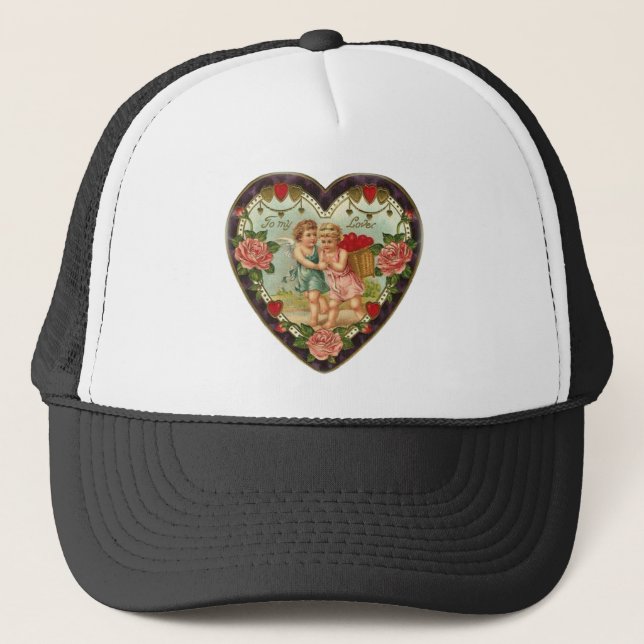 Casquette La Saint-Valentin victorienne à mon amour II (Devant)