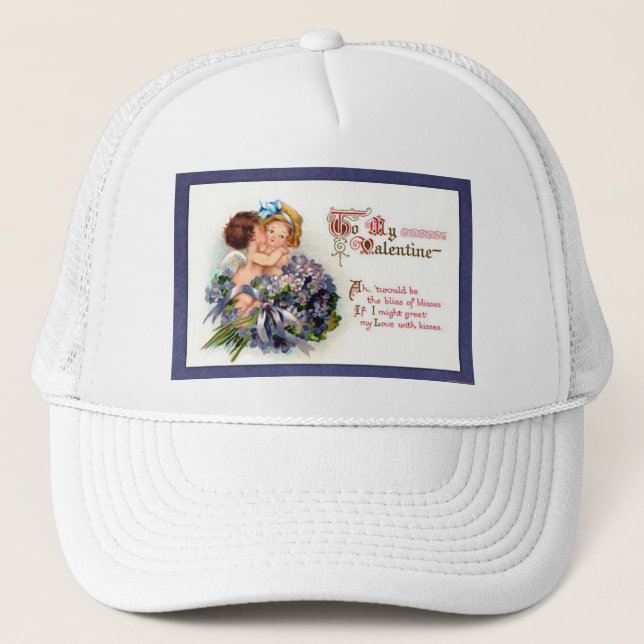 Casquette La Saint-Valentin victorienne "La lisière des bais (Devant)
