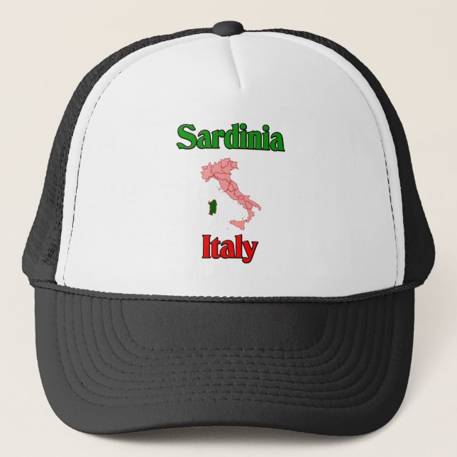 Casquette La Sardaigne Italie (Devant)