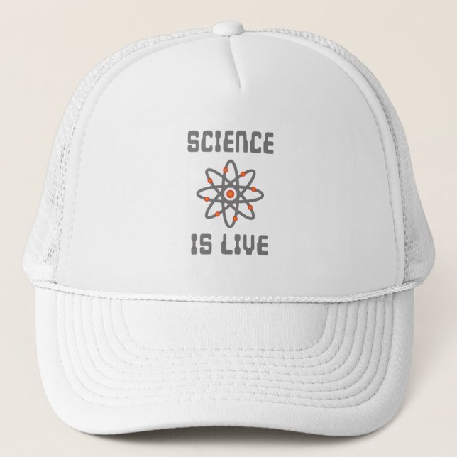 Casquette La science est la vie (Devant)