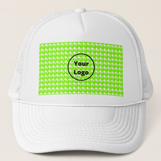 Casquette La sphère verte entoure le blanc (Devant)