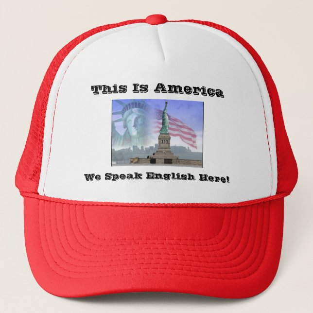 Casquette La Statue-de-Liberté, ceci est l'Amérique, nous (Devant)