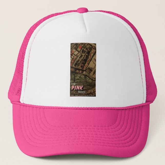 Casquette la tempête rose (Devant)