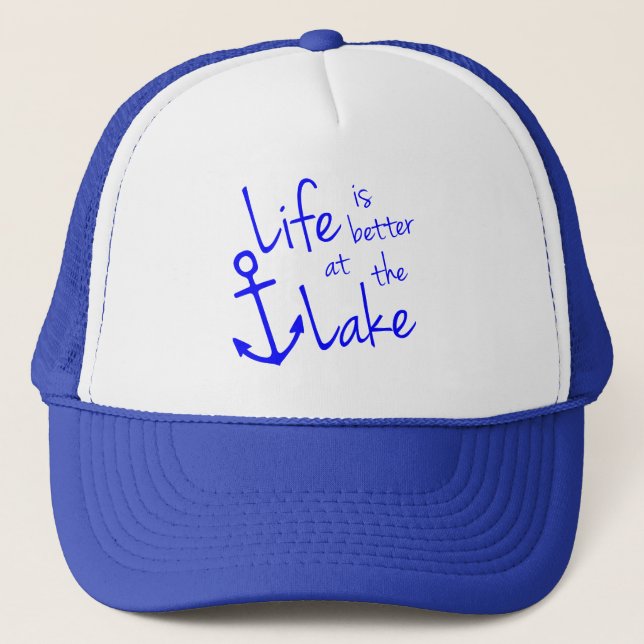 CASQUETTE LA VIE EST MEILLEURE AU LAC | (Devant)