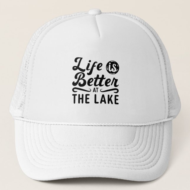 Casquette La Vie Est Meilleure Au Lake Wakeboard Wakeboard W (Devant)