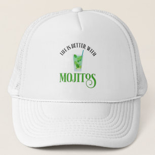 Casquette La Vie Est Meilleure Avec Mojitos