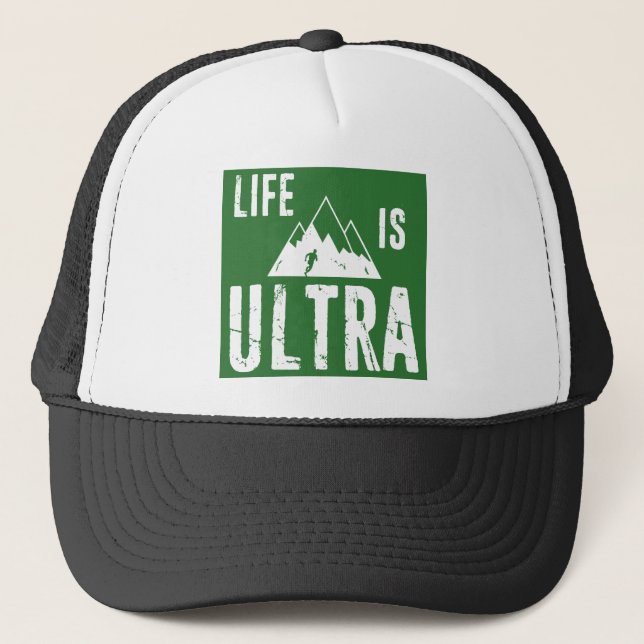 Casquette La vie est ultra courante (Devant)