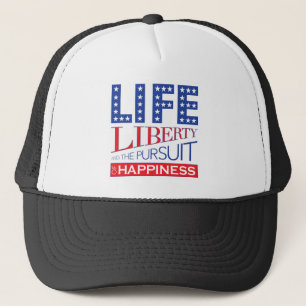 Casquette La vie, liberté et la poursuite du bonheur