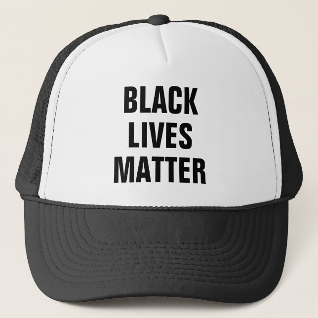 Casquette La vie noire importe (Devant)