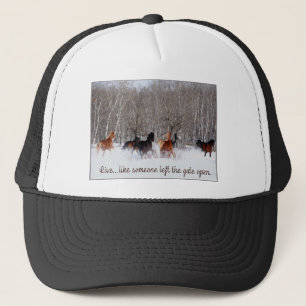 Casquette La vie vivante ..... comme quelqu'un a laissé la
