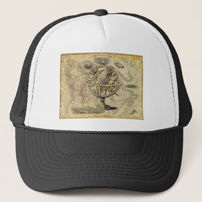 Casquette La vieille Amérique britannique Explorez la carte  (Devant)