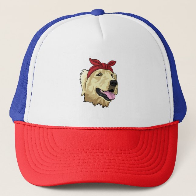 Casquette Labrador avec Bandana (Devant)