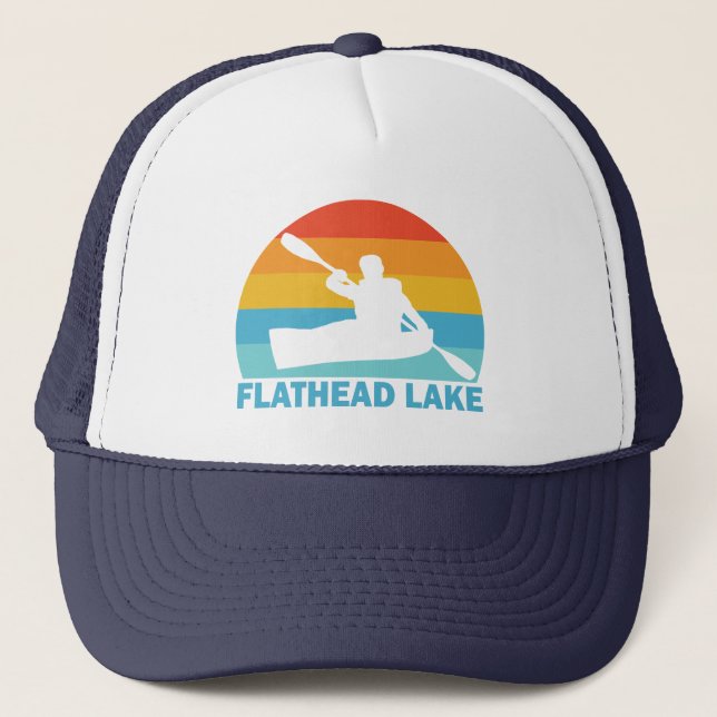 Casquette Lac Flathead Montana Kayak (Devant)