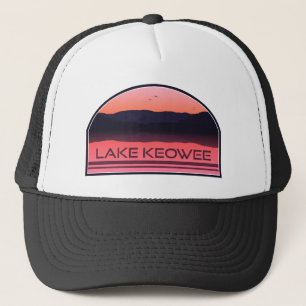 Casquette Lac Keowee Caroline du Sud Red Sunrise