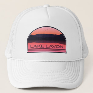 Casquette Lac Lavon Texas Red Sunrise