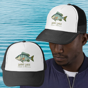 Casquette Lac Rainy Ontario Minnesota nautique poisson