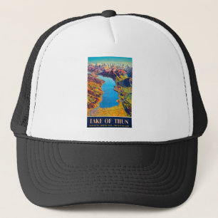 Casquette Lac vintage de Thun Suisse Voyage