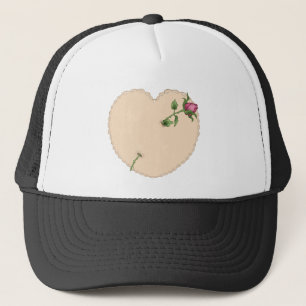 Casquette Lacy Heart Rose
