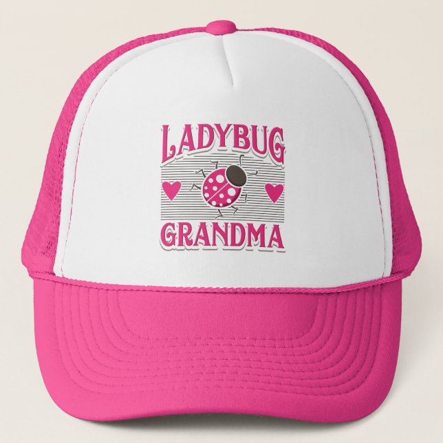 Casquette Ladybug Grandma Rose Garden Insect (Devant)
