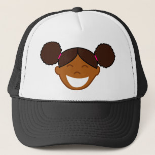 Casquette L'Afro souffle visage de fille
