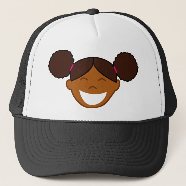 Casquette L'Afro souffle visage de fille (Devant)