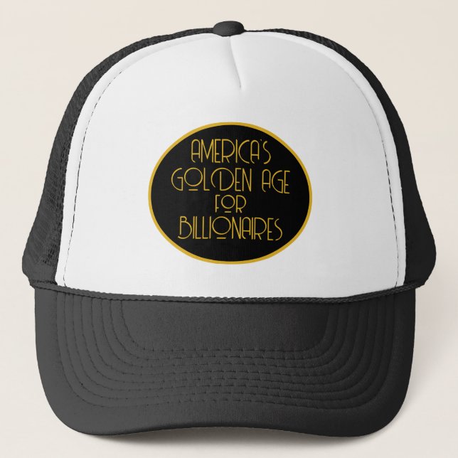 Casquette L'âge d'or des milliardaires américains (Devant)