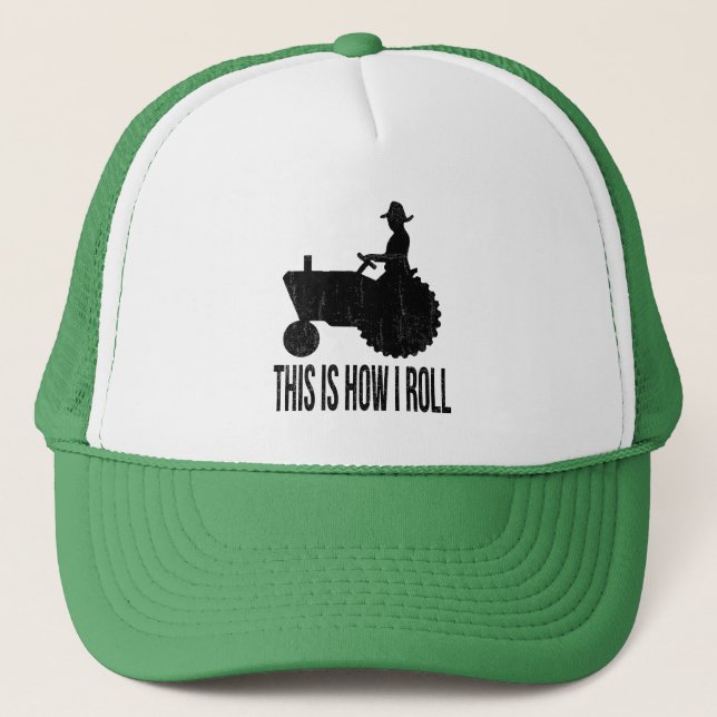 Casquette L'agriculteur sur le tracteur ceci est comment JE (Devant)