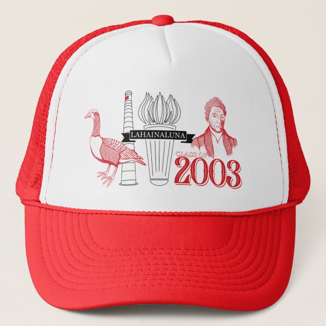 Casquette Lahainaluna Classe de chapeau de camion 2003 (Devant)