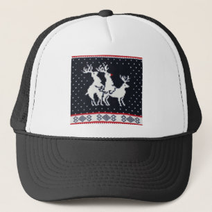 Casquette laid de Noël de chandail