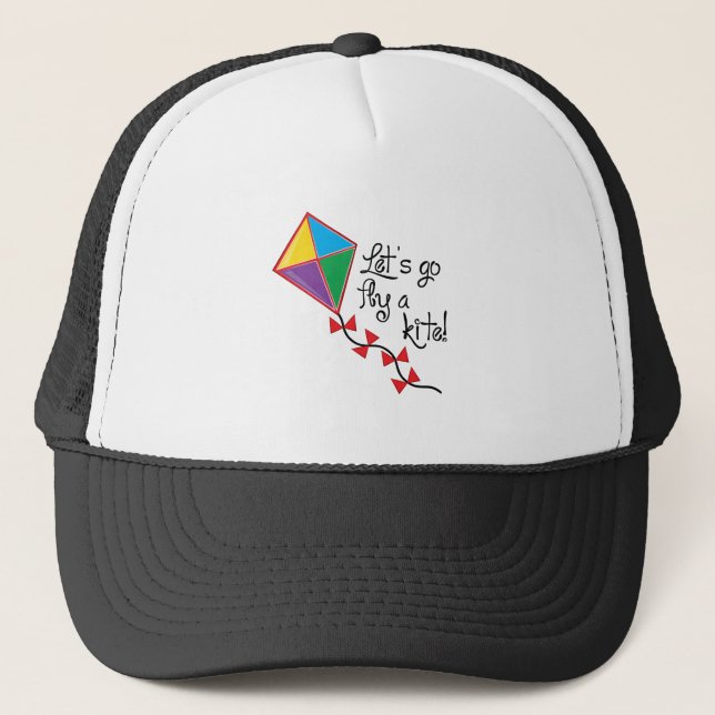 Casquette Laisse aller mouche un cerf-volant (Devant)