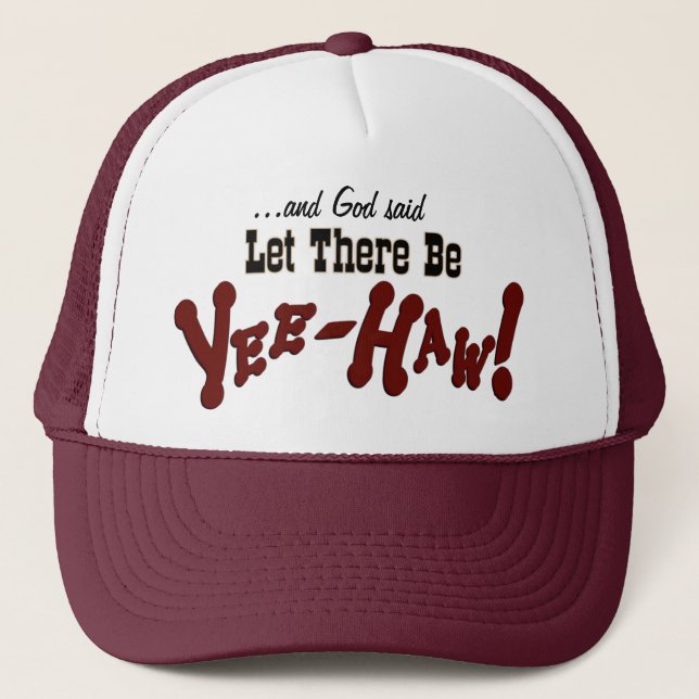 Casquette Laissé il y ait de YeeHaw ! (Devant)