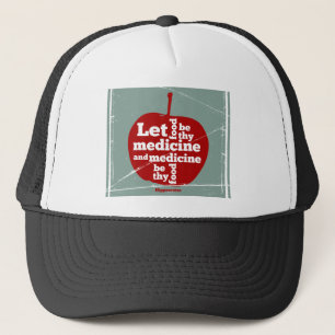 Casquette Laissez la nourriture être par la médecine Hippocr