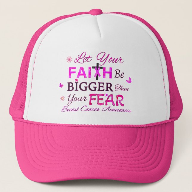 Casquette Laissez votre foi être plus grande (Devant)