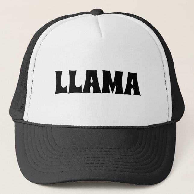 CASQUETTE LAMA TRUCKER HAT (Devant)