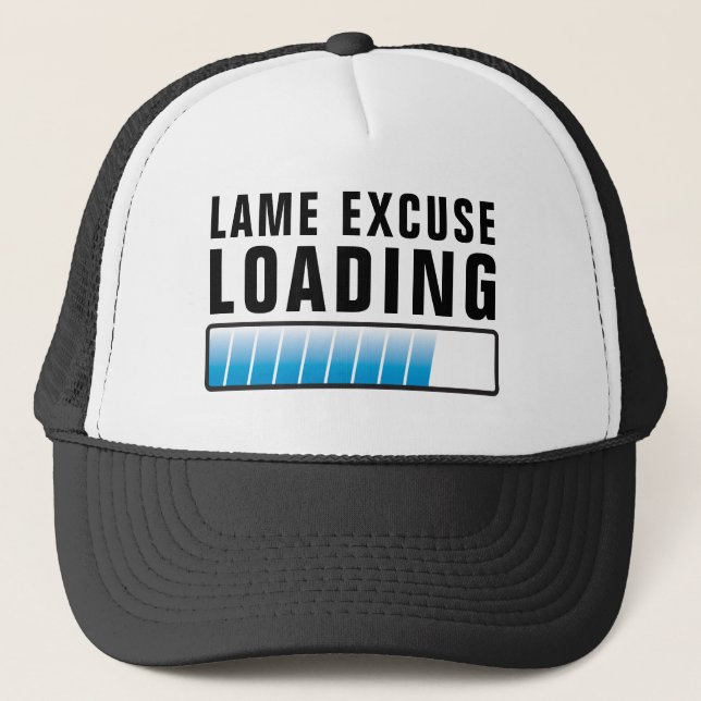 Casquette Lame Excuse Maker Chargement amusant (Devant)