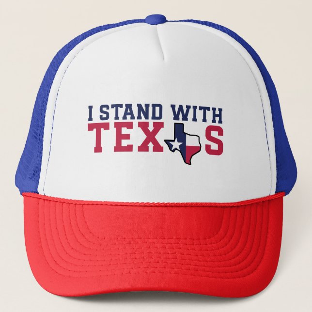 Casquette L'Amérique Forte "Je Me Trouve Avec Le Texas" Truc (Devant)