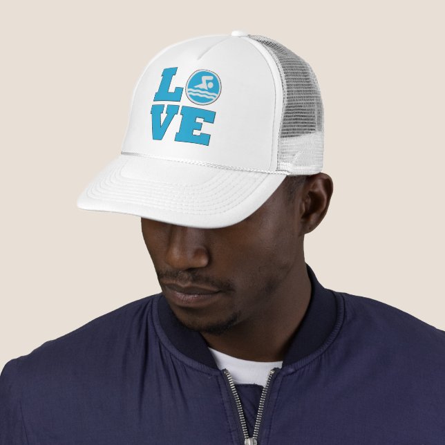 Casquette L'Amour De La Nage Pour Les Nageurs Compétitifs Ou (En situation)