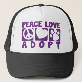 Casquette L'amour de paix adoptent