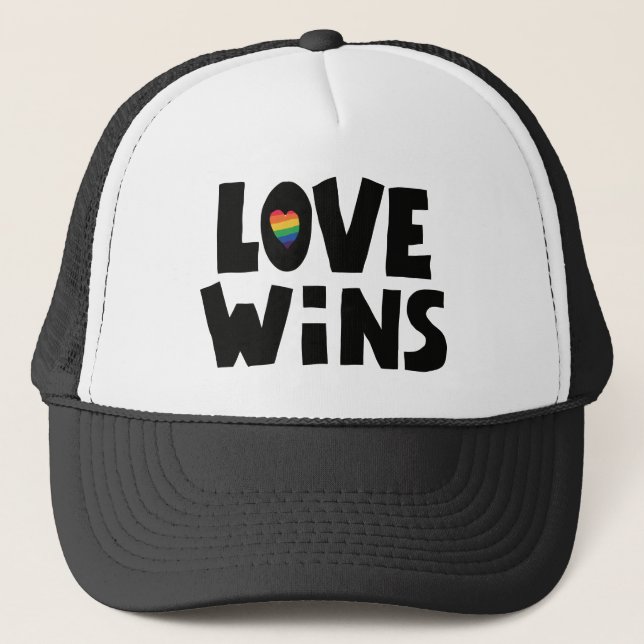 Casquette L'amour gagne (Devant)