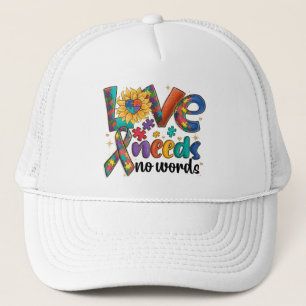 Casquette L'Amour N'A Pas Besoin De Mots Autisme
