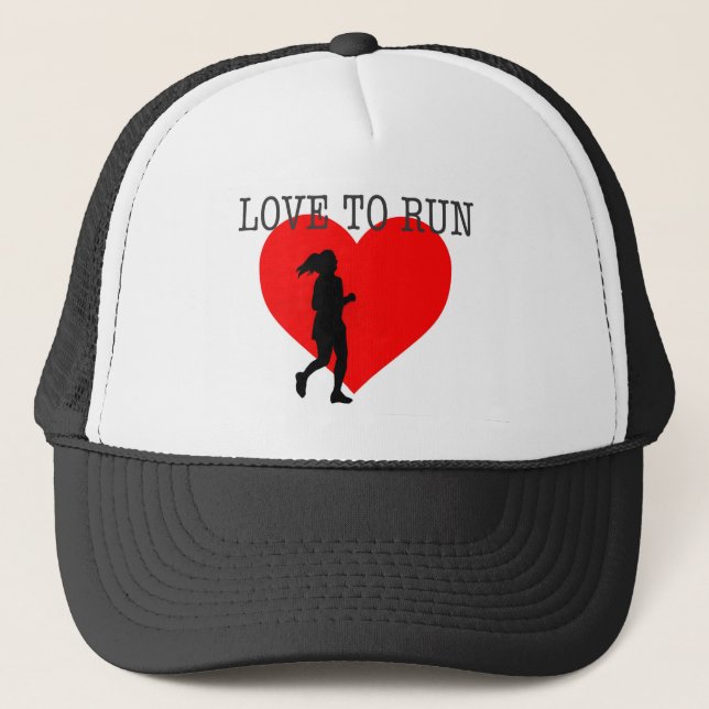 Casquette L'amour pour courir la maman (Devant)