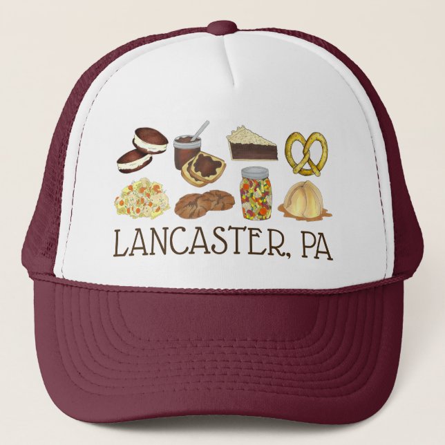 Casquette Lancaster, PA Pennsylvania Dutch Amish Foods (Devant)