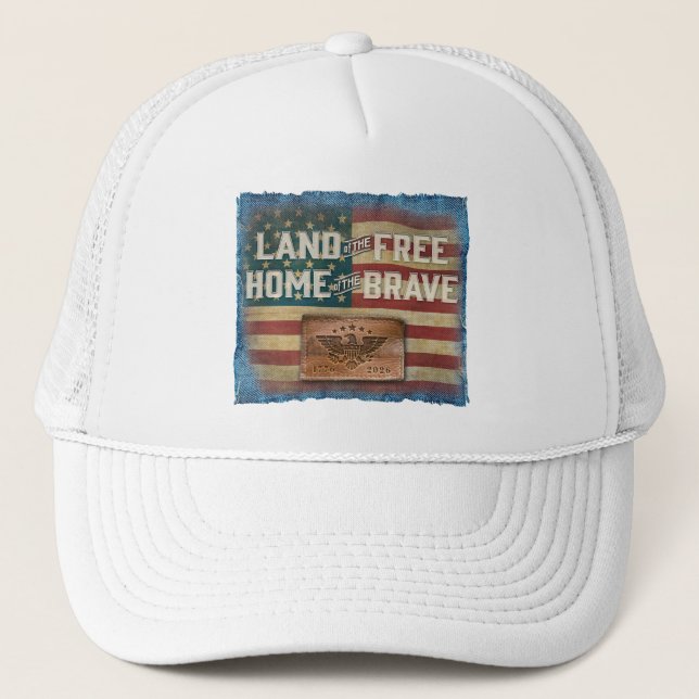 Casquette Land of the Free - Cap (Devant)