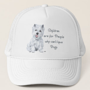 Casquette Langue dans la Sagesse Westie Cheek - Enfants. . .