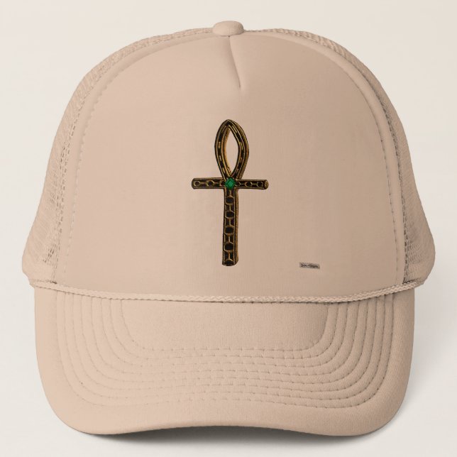 Casquette L'Ankh (or) (Devant)