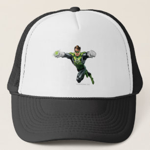 Casquette Lanterne verte - entièrement rendue, regardant en