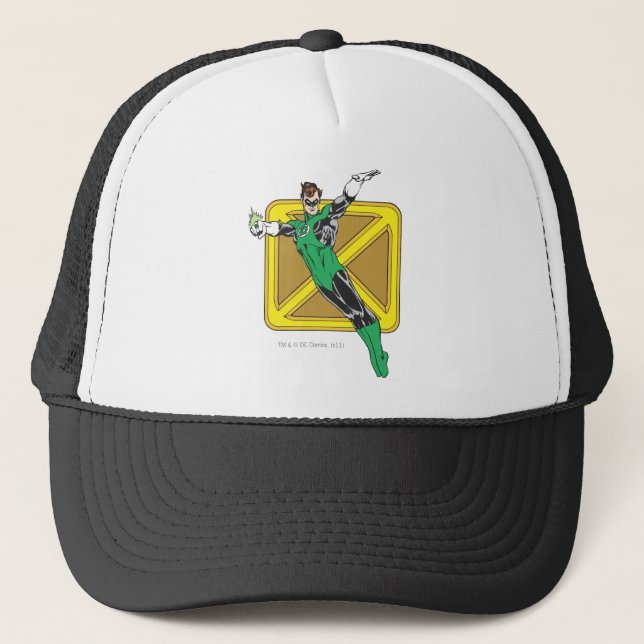Casquette Lanterne Verte Étend Les Armoiries (Devant)